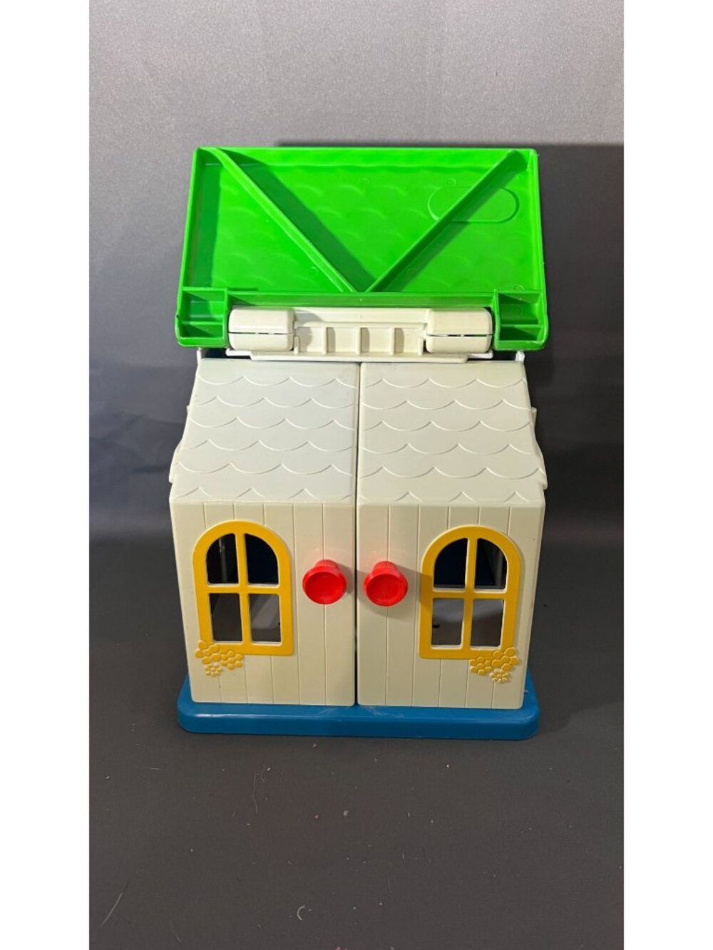 Little Tikes Dollhouse Carry Along Playset Green Roof Vintage - Picture 5 of 10